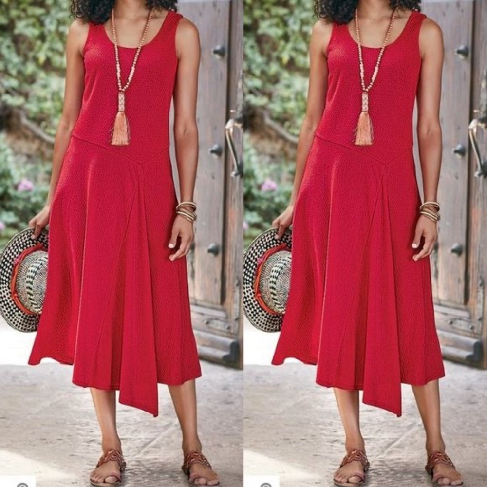 Soft Surroundings Mathilda Dress sz. 2X. New unopened package. RED!